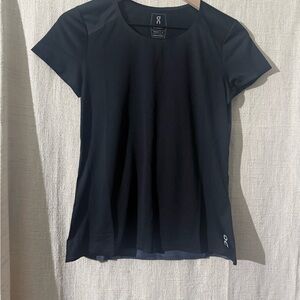 On Running Midnight Black Short Sleeve Tee